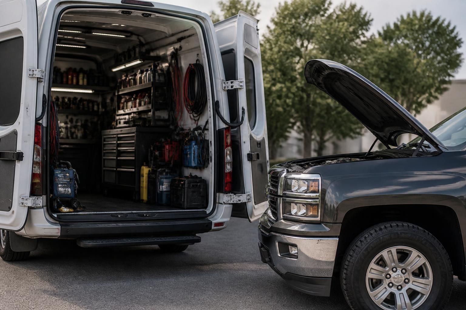 Professional Mobile Car & Truck Repair image for the website.